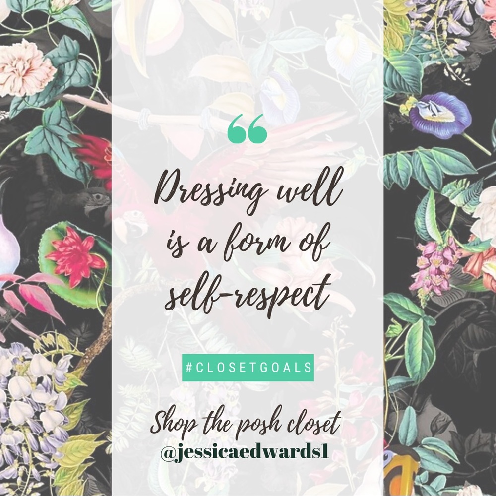 Dressing well is self-respect.